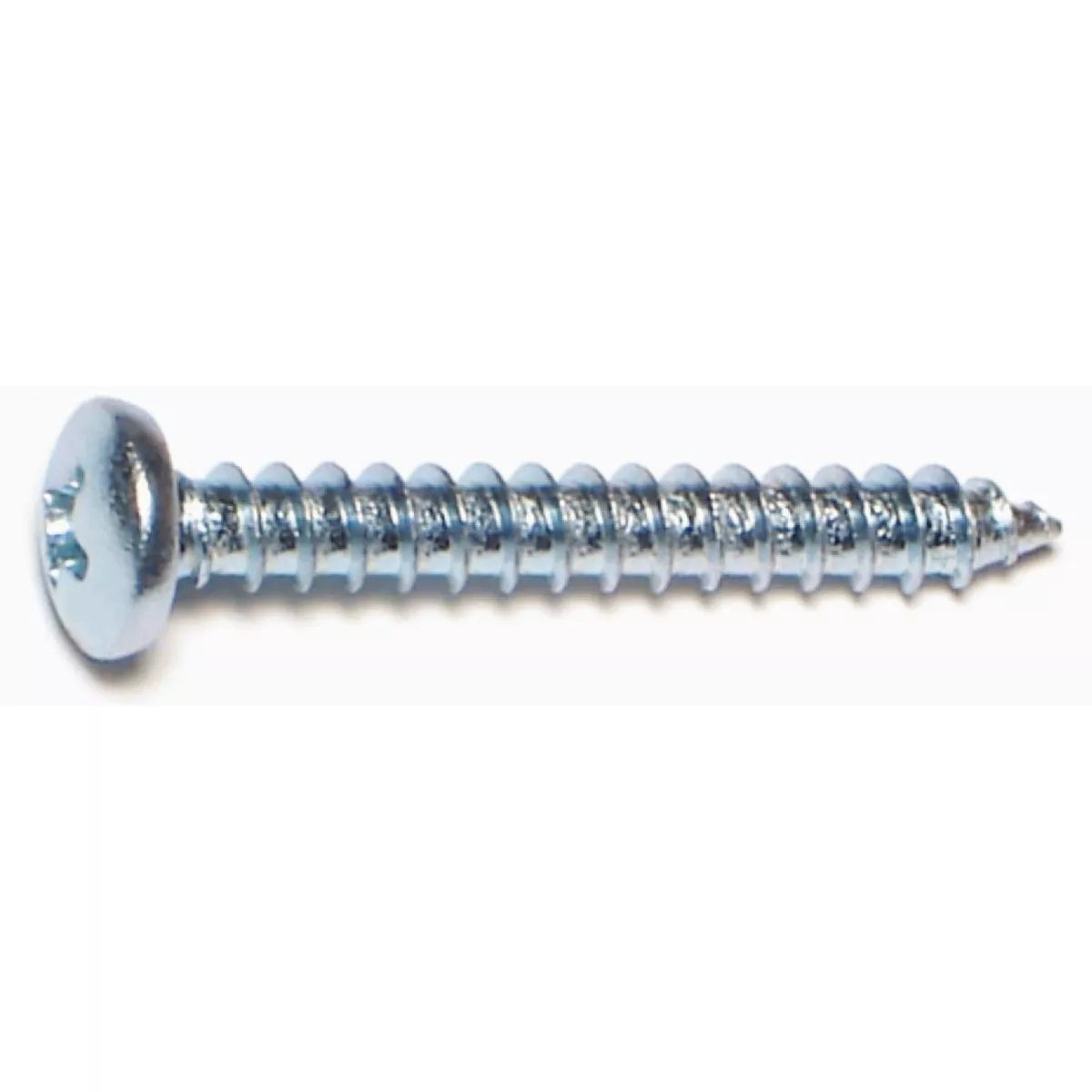 Midwest Fastener #8 x 1-1/4 In. Zinc Plated Steel Phillips Pan Head Sheet Metal Screws