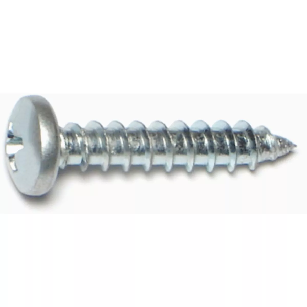 Midwest Fastener #10 x 1 In. Zinc Plated Steel Phillips Pan Head Sheet Metal Screws (100 Ct.) - photo 2