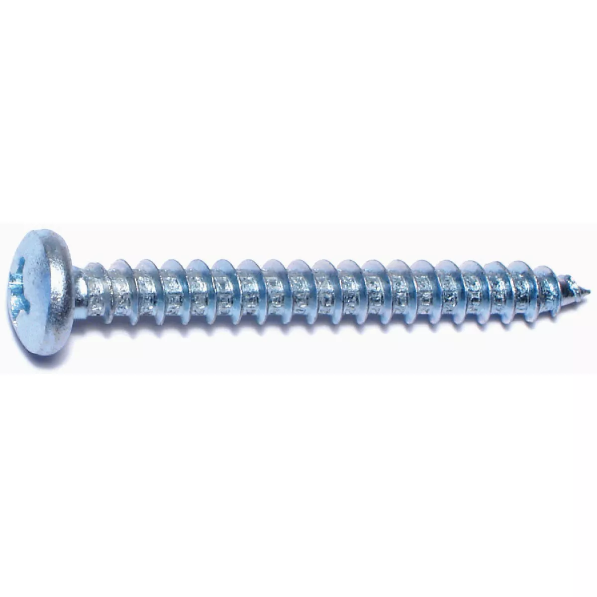 Midwest Fastener #12 x 2 In. Zinc Plated Steel Phillips Pan Head Sheet Metal Screws (100 Ct.) - photo 2