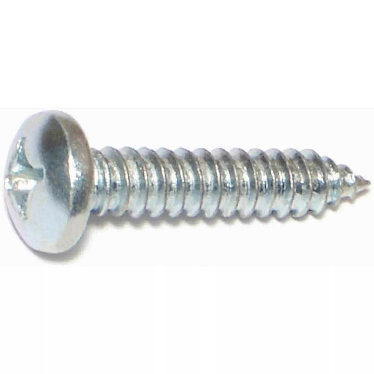 Midwest Fastener #14 x 1-1/4 In. Zinc Plated Steel Phillips Pan Head Sheet Metal Screws (100 Ct.)