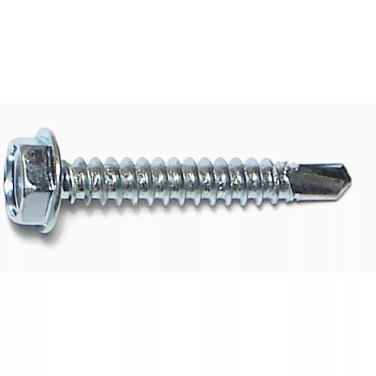 Midwest Fastener #10-16 x 1-1/4 In. Zinc Plated Steel Hex Washer Head Self-Drilling Screws (100 Ct.)