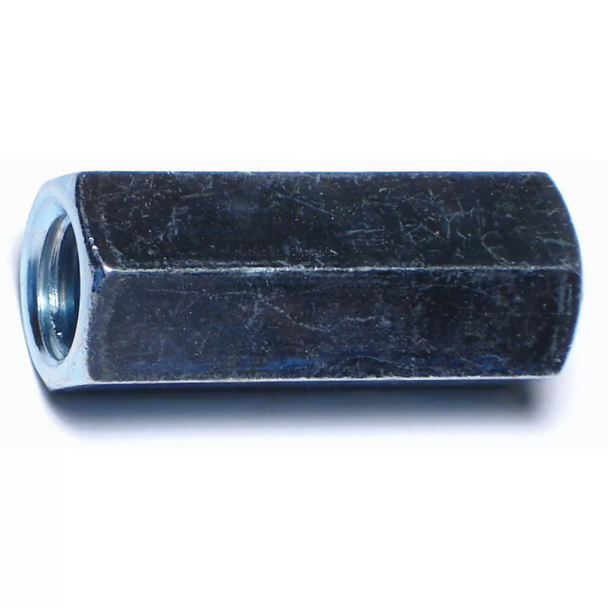 Midwest Fastener 1/4 In.-20 x 7/16 In. x 1-3/4 In. Zinc Plated Steel Coarse Thread Rod Coupling Nuts (25 Ct.)
