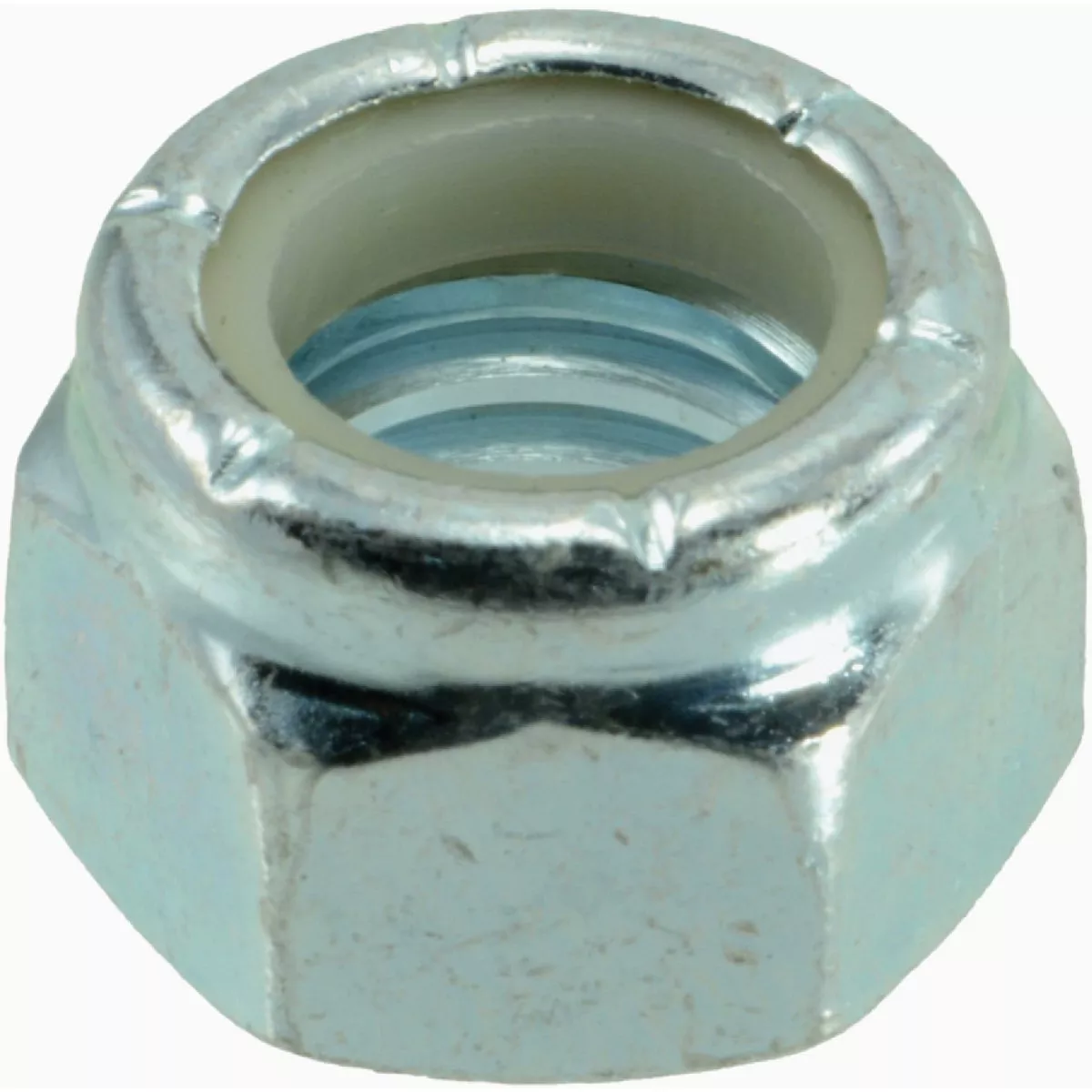 Midwest Fastener 7/16 In.-14 Zinc Plated Grade 2 Steel Coarse Thread Nylon Insert Lock Nuts
