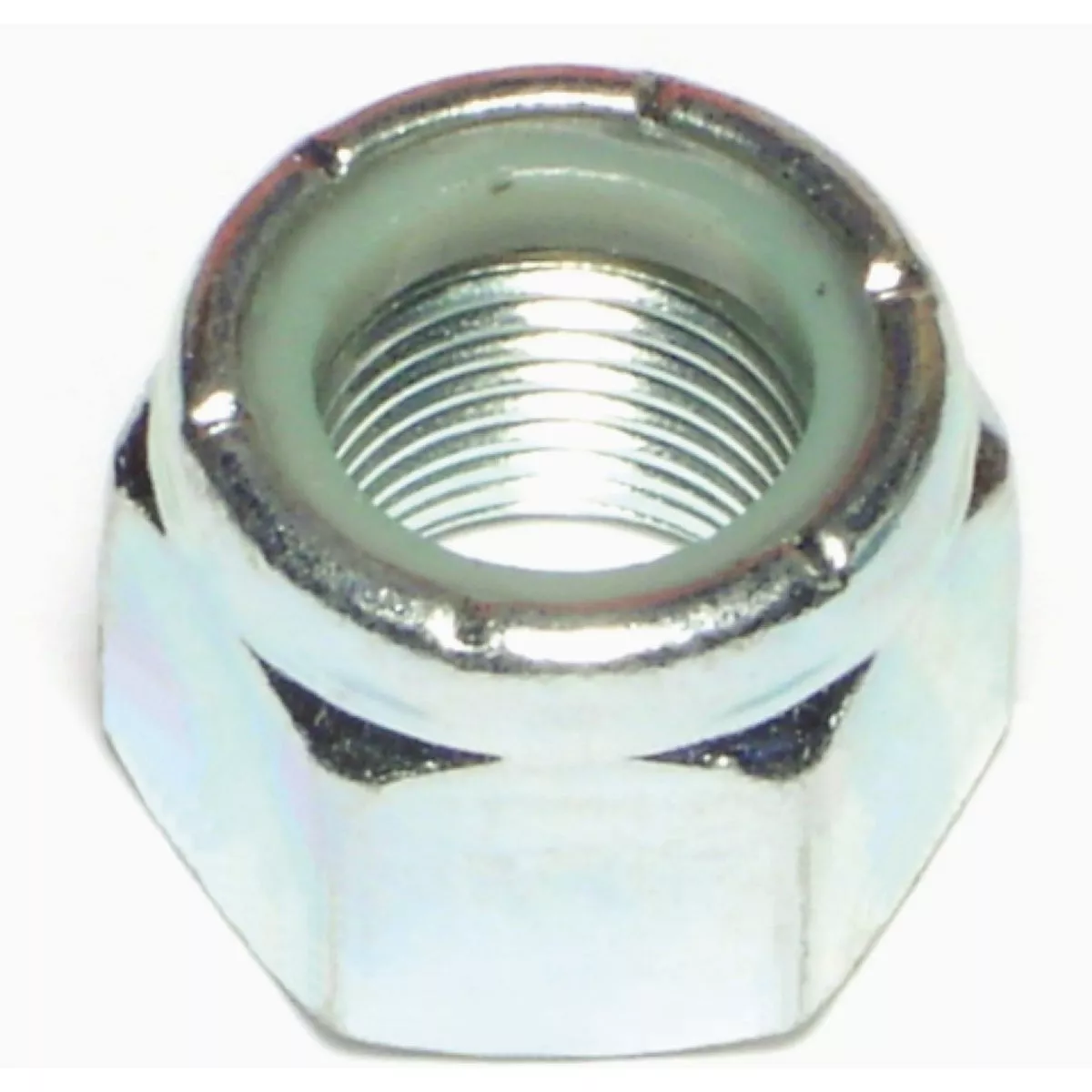 Midwest Fastener 5/8 In.-18 Zinc Plated Grade 2 Steel Fine Thread Nylon Insert Lock Nuts (25 Ct.)