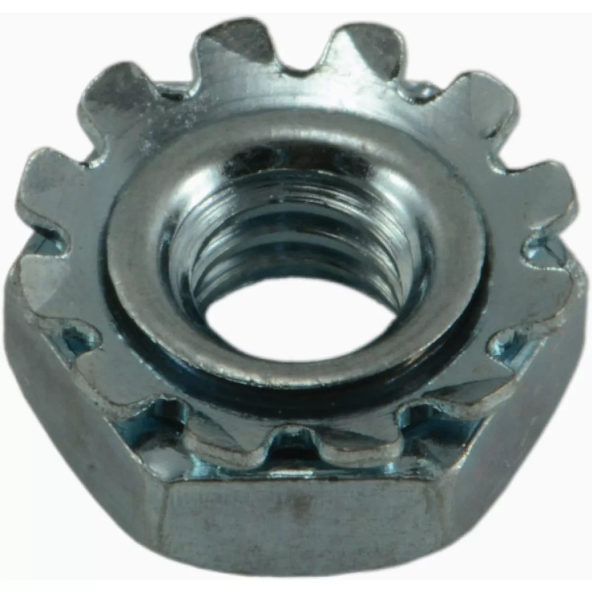Midwest Fastener #8-32 Zinc Plated Grade 2 Steel Coarse Thread Kep Lock Nuts