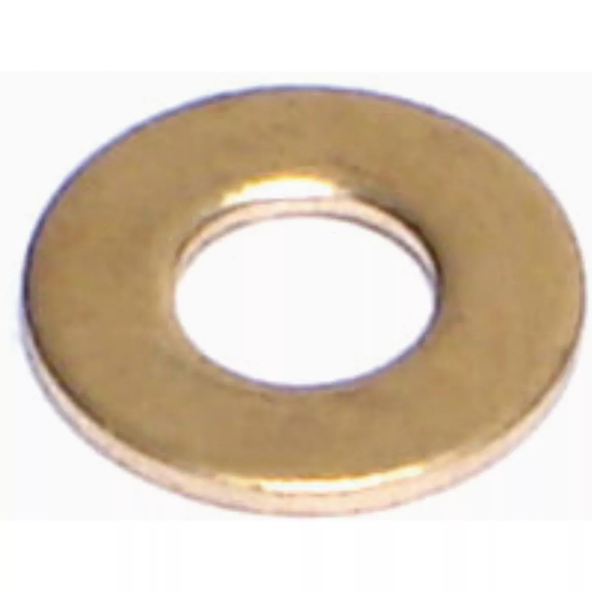 Midwest Fastener #8 x 11/64 In. x 3/8 In. Brass S Pattern Flat Washers (100 Ct.)