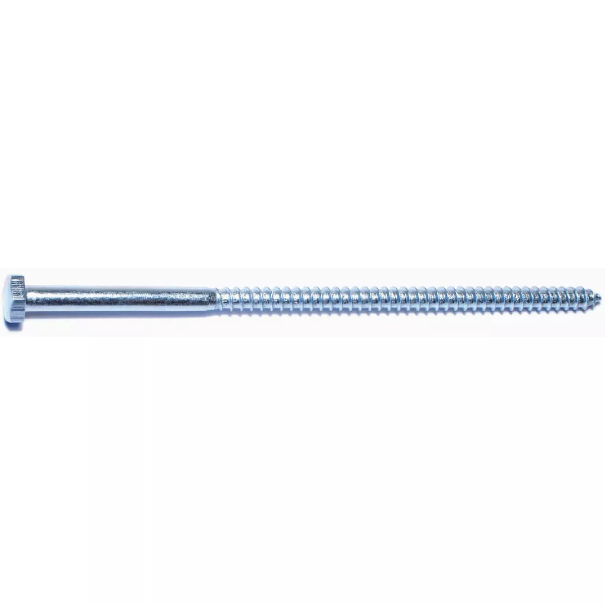 Midwest Fastener 1/4 In. x 6 In. Zinc Plated Grade 2 / A307 Steel Hex Head Lag Screws (141 Ct.)-