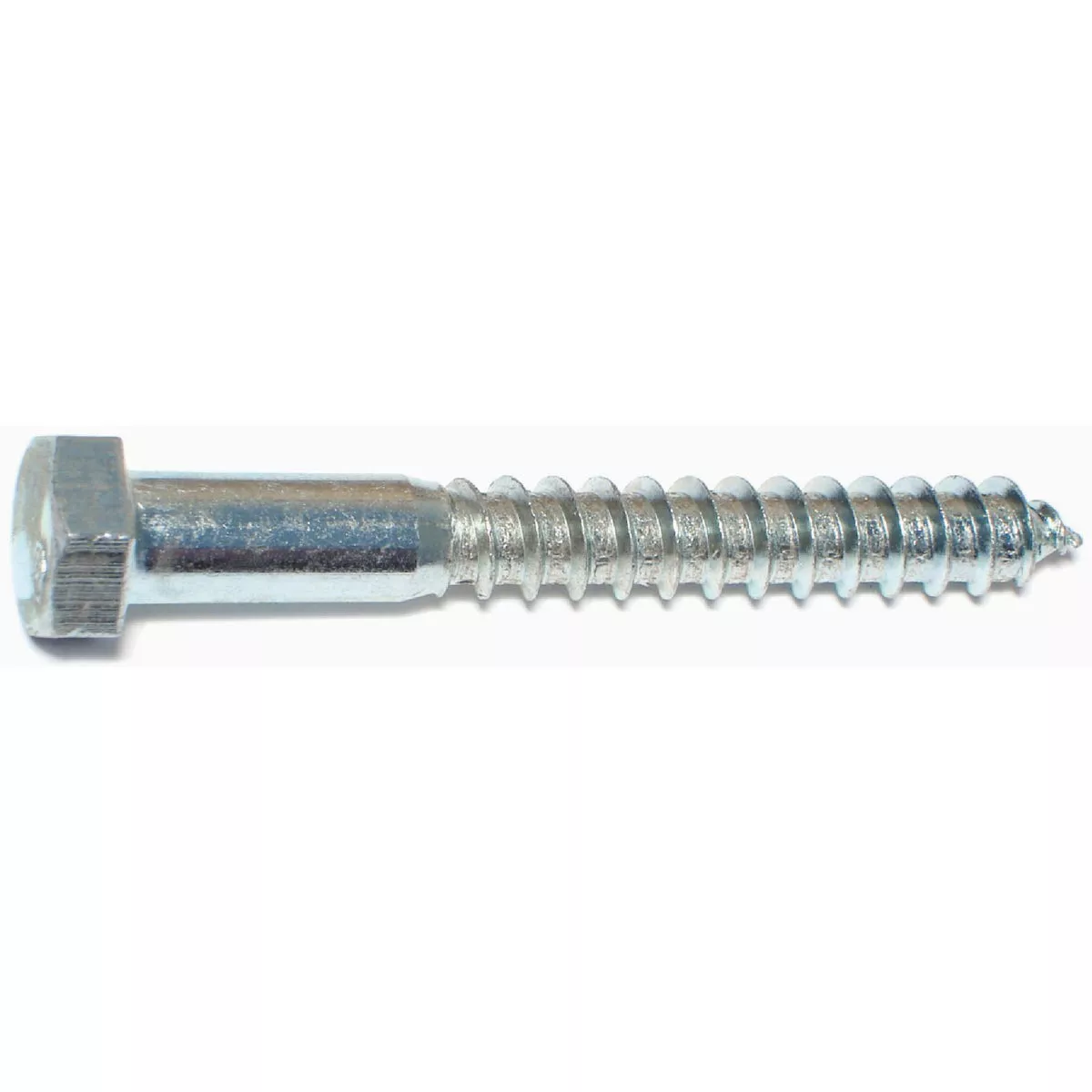 Midwest Fastener 3/8 In. x 3 In. Zinc Plated Grade 2 / A307 Steel Hex Head Lag Screws (114 Ct.)