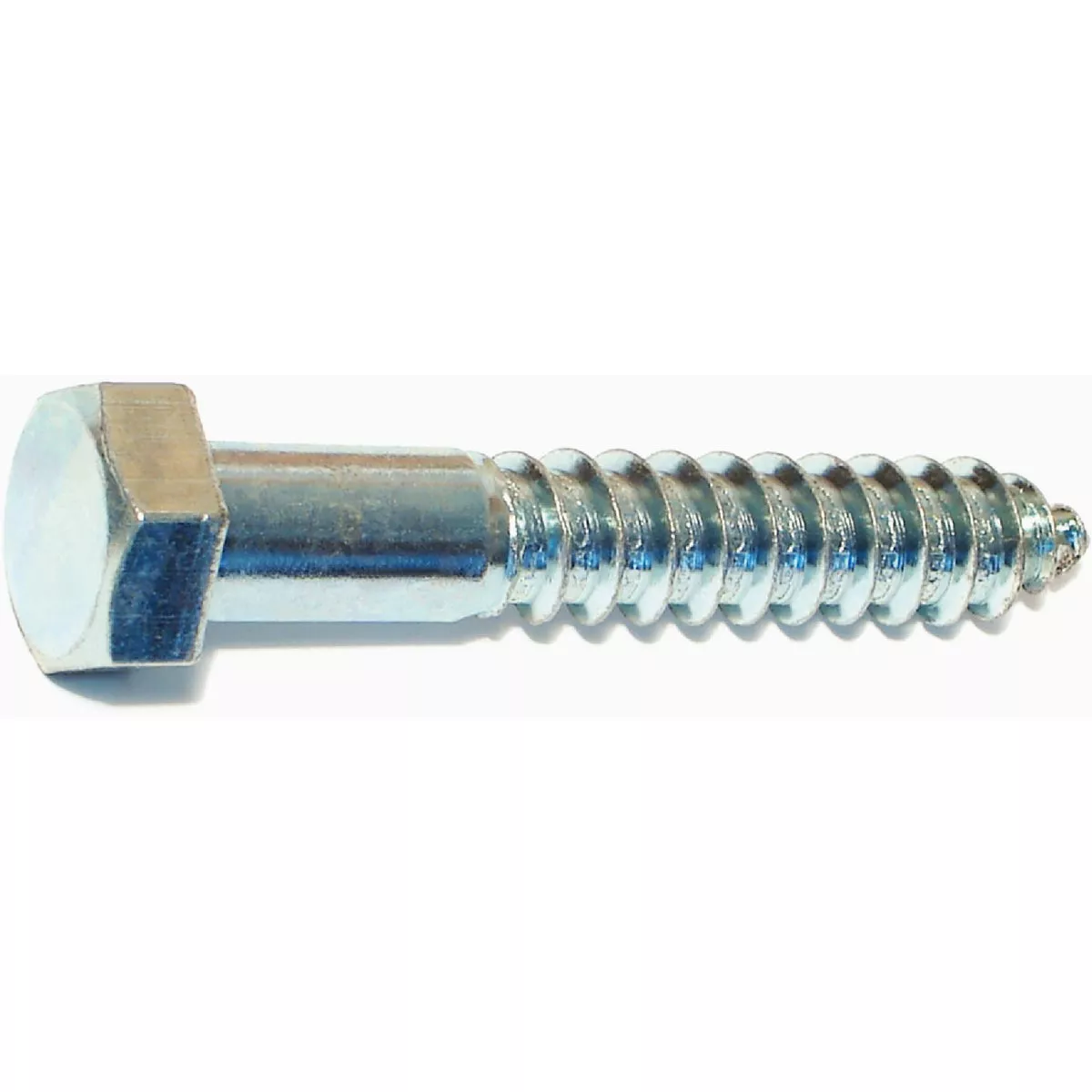 Midwest Fastener 1/2 In. x 3 In. Zinc Plated Grade 2 / A307 Steel Hex Head Lag Screws (64 Ct.)-