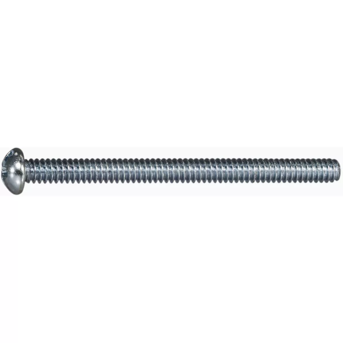 Midwest Fastener #10-24 x 2-1/2 In. Zinc Plated Steel Coarse Thread Combo Round Head Machine Screws (100 Ct.)-