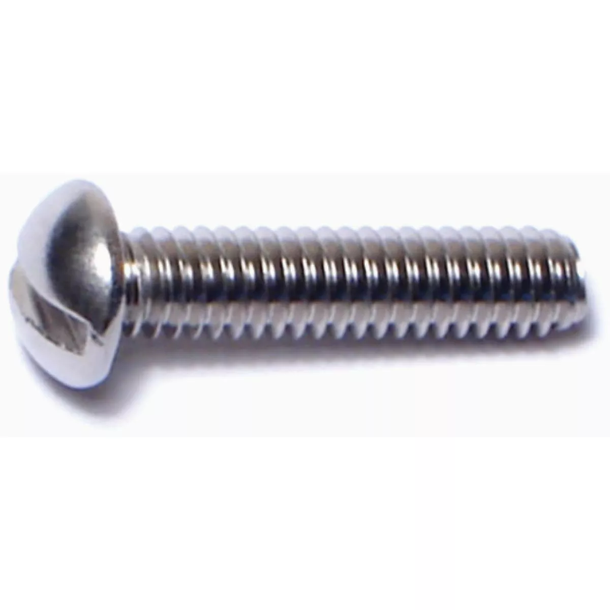 Midwest Fastener #8-32 x 3/4 In. 18-8 Stainless Steel Coarse Thread Slotted Round Head Machine Screws (100 Ct.)