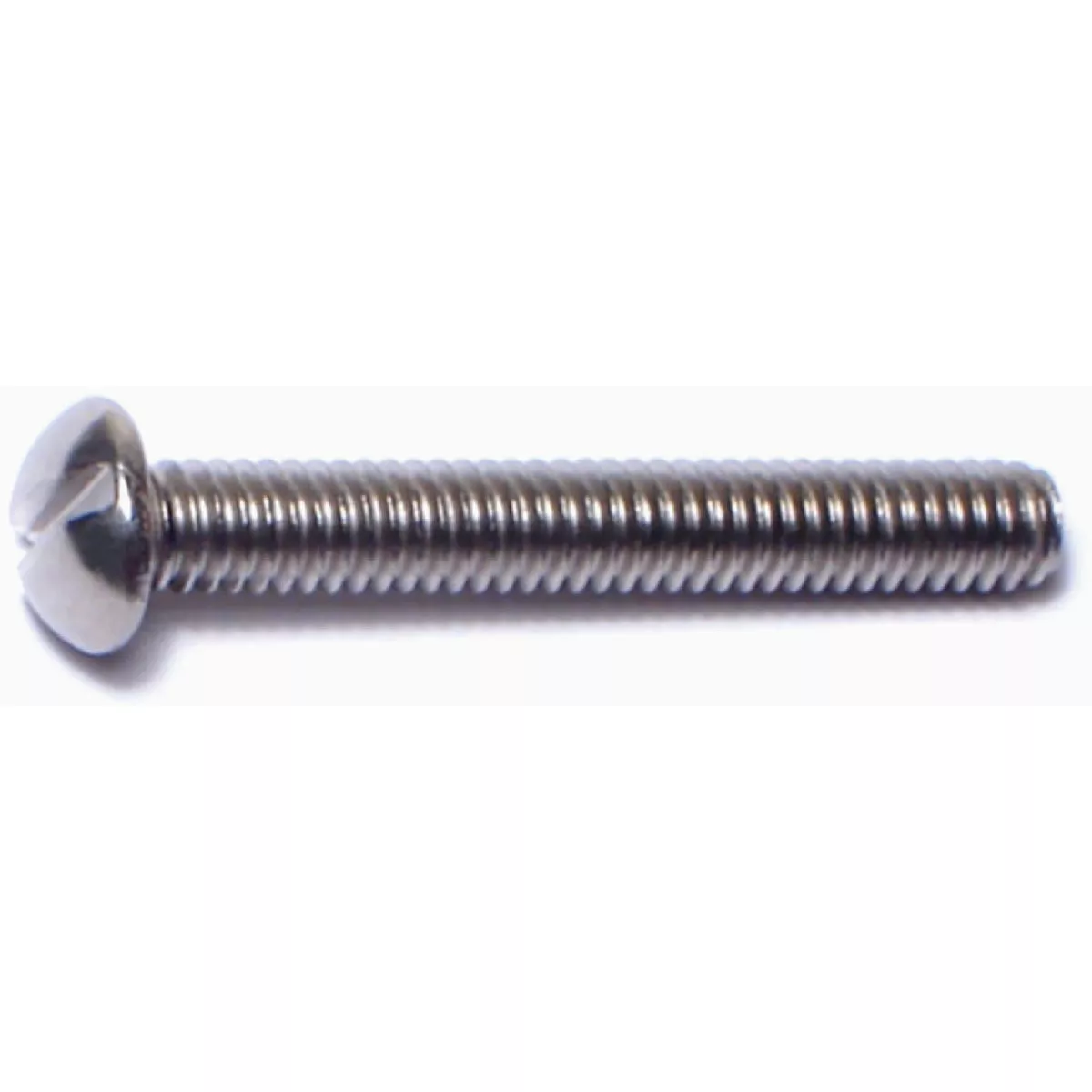 Midwest Fastener #8-32 x 1-1/4 In. 18-8 Stainless Steel Coarse Thread Slotted Round Head Machine Screws (100 Ct.)