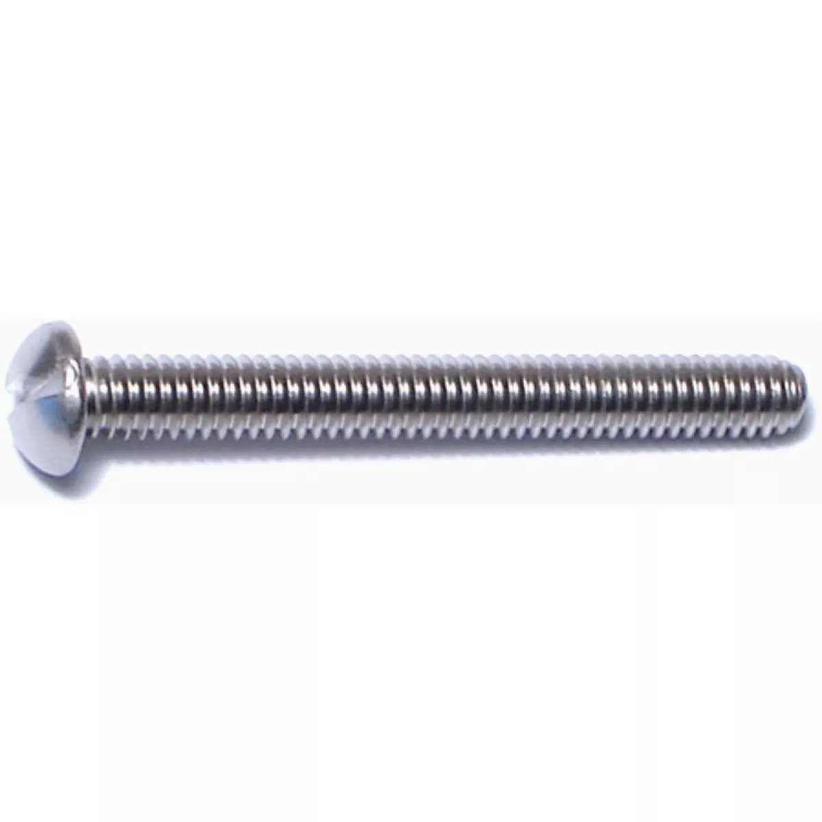 Midwest Fastener #8-32 x 1-1/2 In. 18-8 Stainless Steel Coarse Thread Slotted Round Head Machine Screws (100 Ct.)-