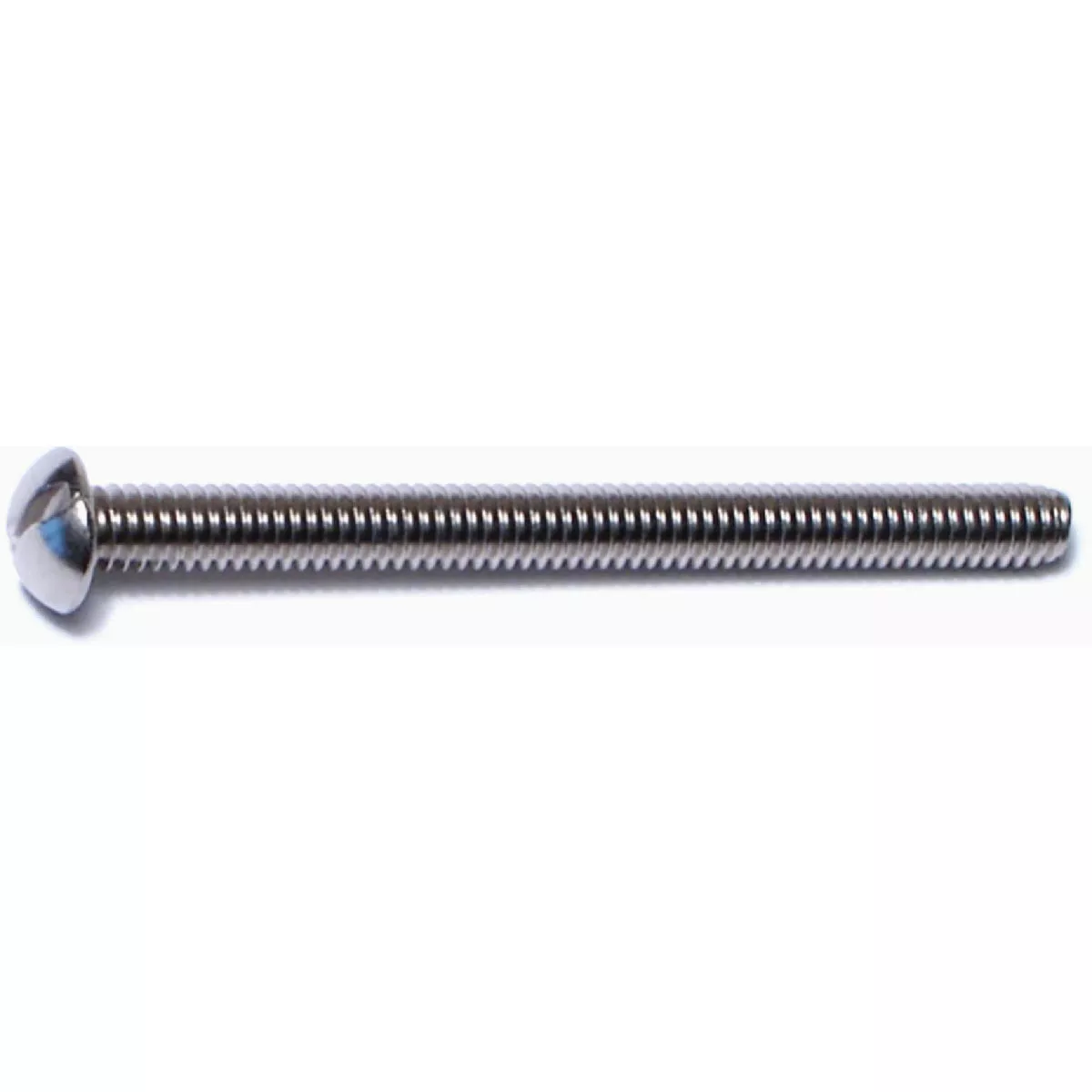 Midwest Fastener #8-32 x 2 In. 18-8 Stainless Steel Coarse Thread Slotted Round Head Machine Screws (100 Ct.)-