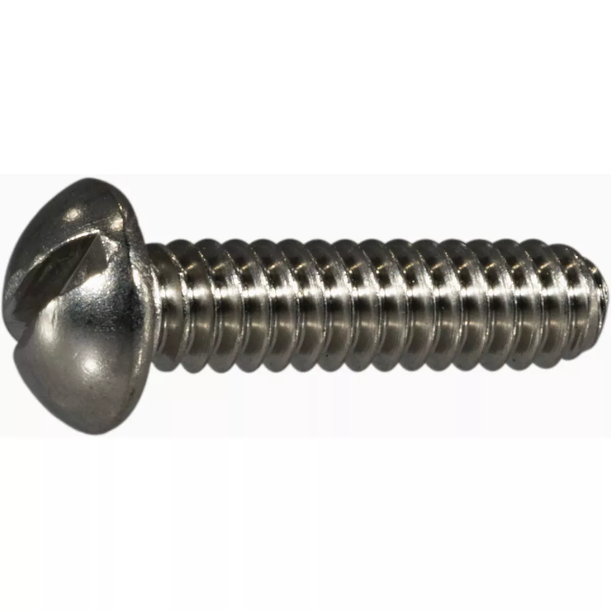 Midwest Fastener #10-24 x 3/4 In. 18-8 Stainless Steel Coarse Thread Slotted Round Head Machine Screws