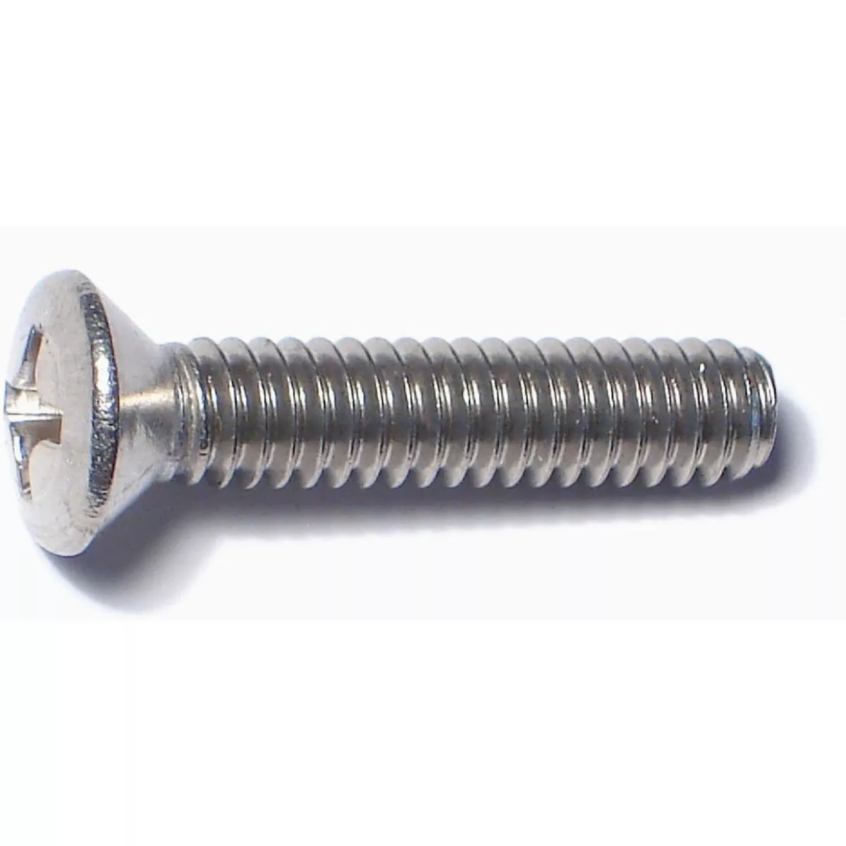 Midwest Fastener 1/4 In.-20 x 1-1/4 In. 18-8 Stainless Steel Coarse Thread Phillips Oval Head Machine Screws (100 Ct.)