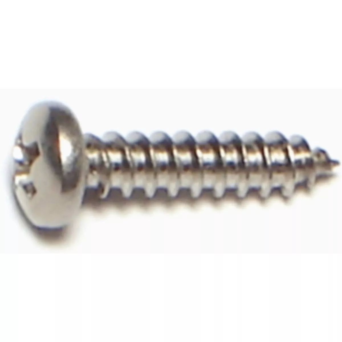 Midwest Fastener #4 x 1/2 In. 18-8 Stainless Steel Phillips Pan Head Sheet Metal Screws (100 Ct.)