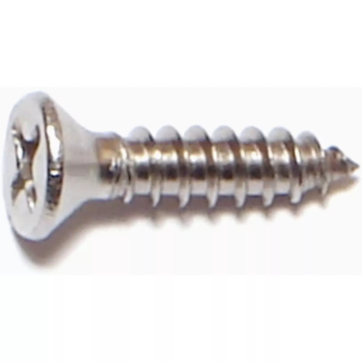Midwest Fastener #6 x 5/8 In. 18-8 Stainless Steel Phillips Flat Head Sheet Metal Screws (100 Ct.)