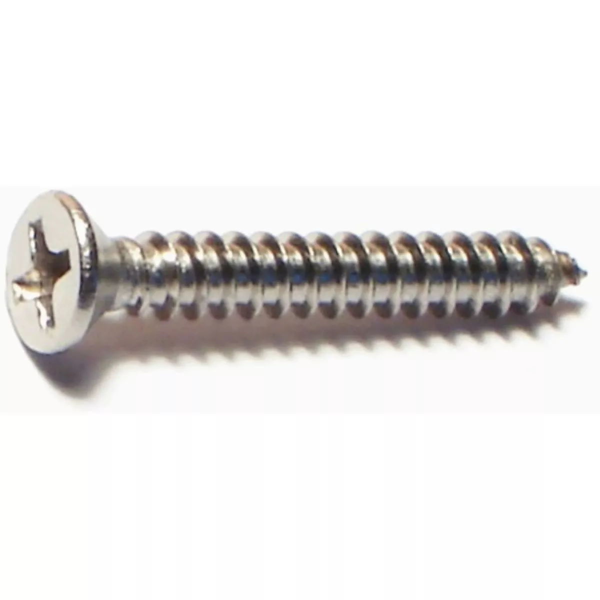 Midwest Fastener #6 x 1 In. 18-8 Stainless Steel Phillips Flat Head Sheet Metal Screws - photo 2