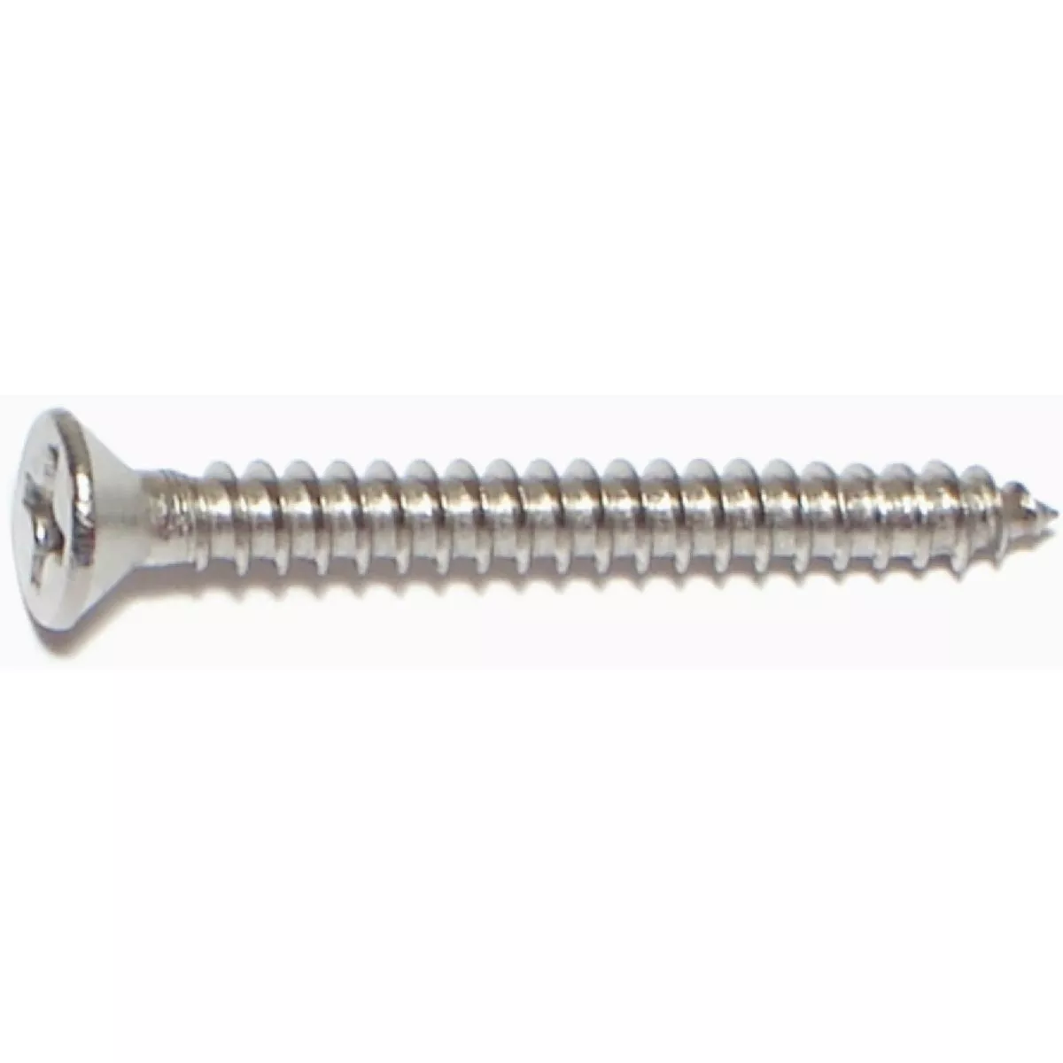 Midwest Fastener #6 x 1-1/4 In. 18-8 Stainless Steel Phillips Flat Head Sheet Metal Screws