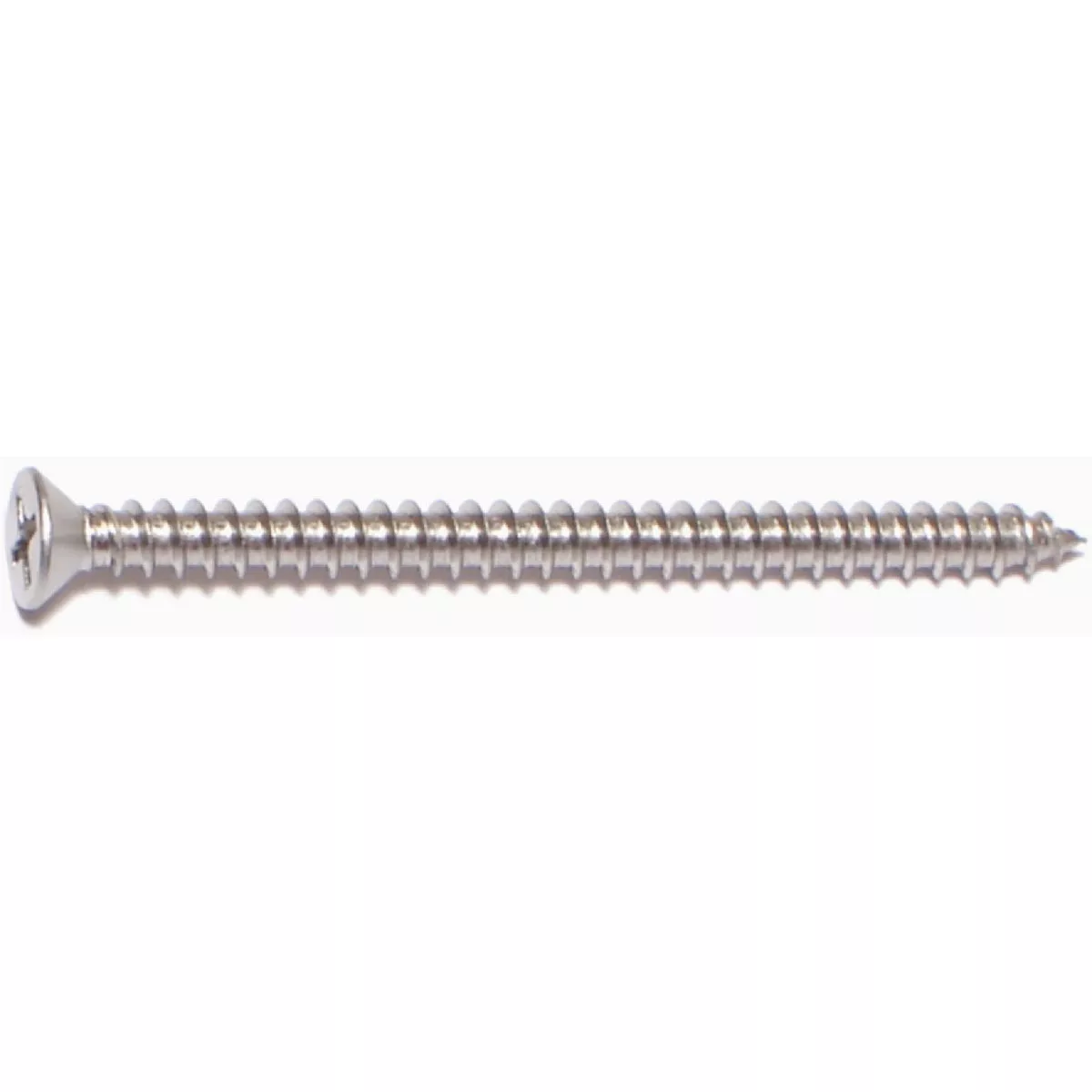 Midwest Fastener #6 x 2 In. 18-8 Stainless Steel Phillips Flat Head Sheet Metal Screws