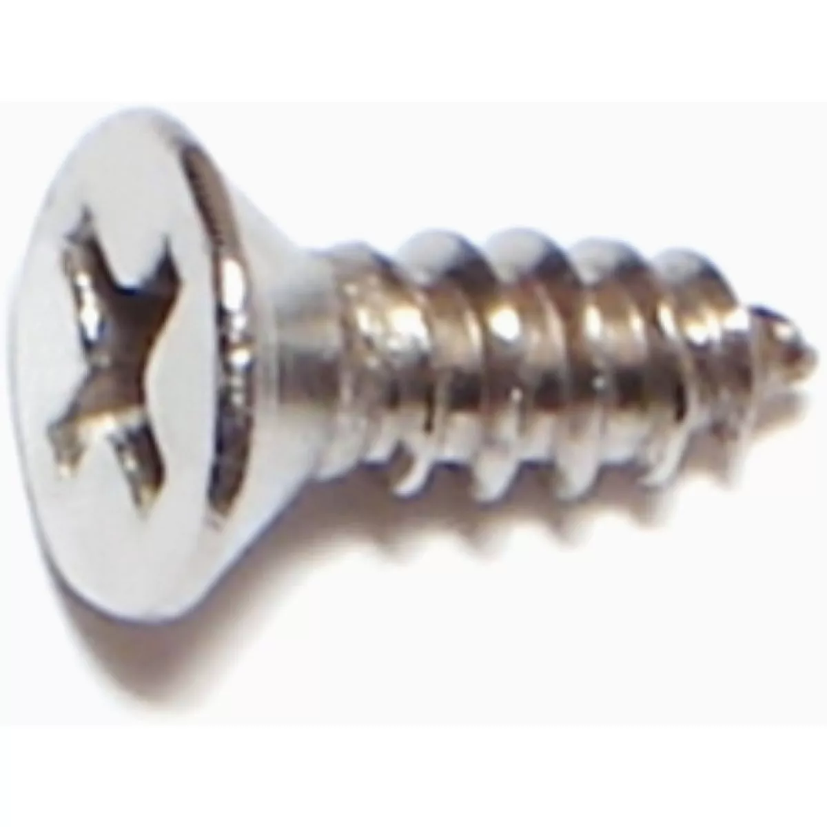 Midwest Fastener #8 x 1/2 In. 18-8 Stainless Steel Phillips Flat Head Sheet Metal Screws