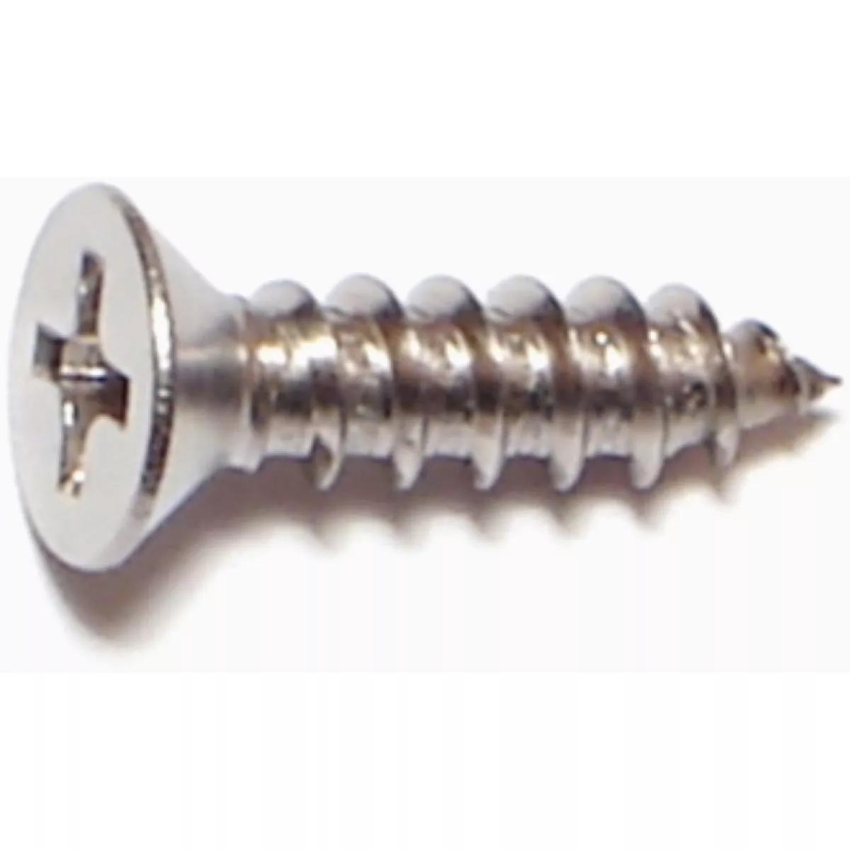 Midwest Fastener #8 x 5/8 In. 18-8 Stainless Steel Phillips Flat Head Sheet Metal Screws (100 Ct.)