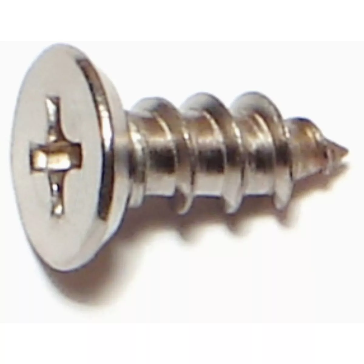 Midwest Fastener #10 x 1/2 In. 18-8 Stainless Steel Phillips Flat Head Sheet Metal Screws