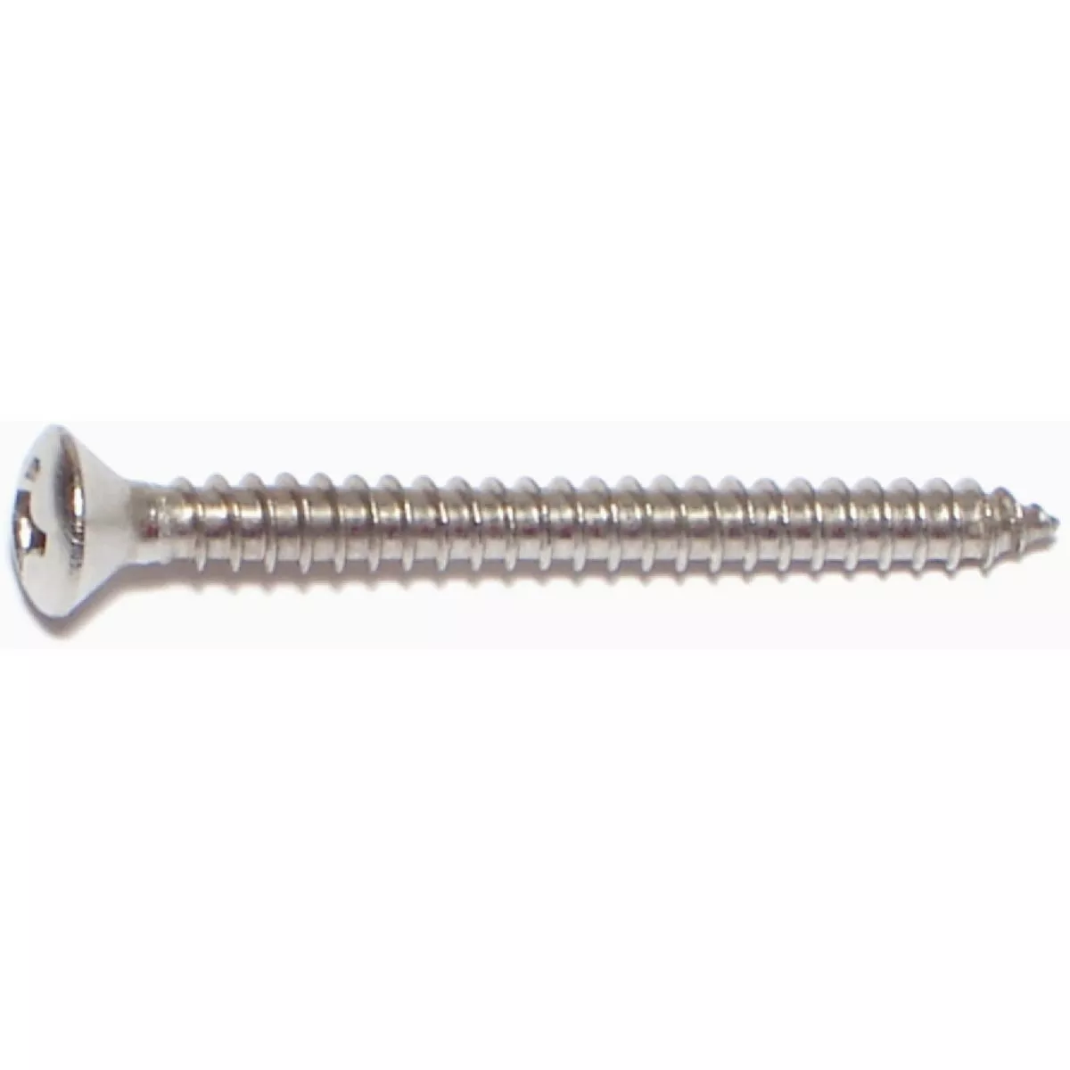 Midwest Fastener #6 x 1-1/2 In. 18-8 Stainless Steel Phillips Oval Head Sheet Metal Screws (100 Ct.)