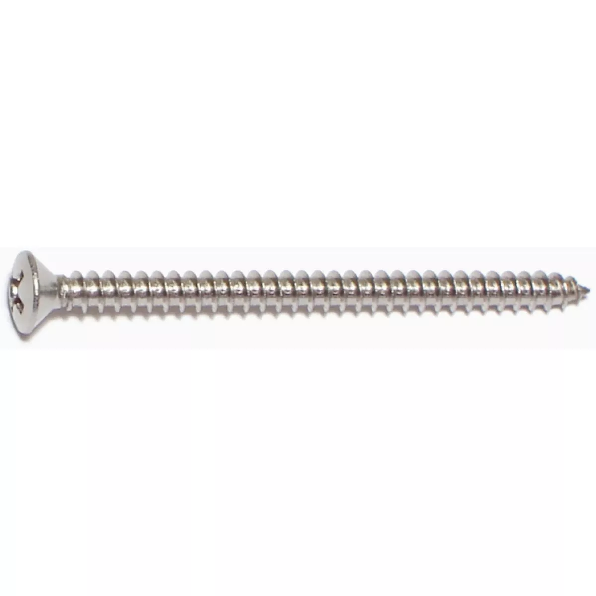 Midwest Fastener #6 x 2 In. 18-8 Stainless Steel Phillips Oval Head Sheet Metal Screws