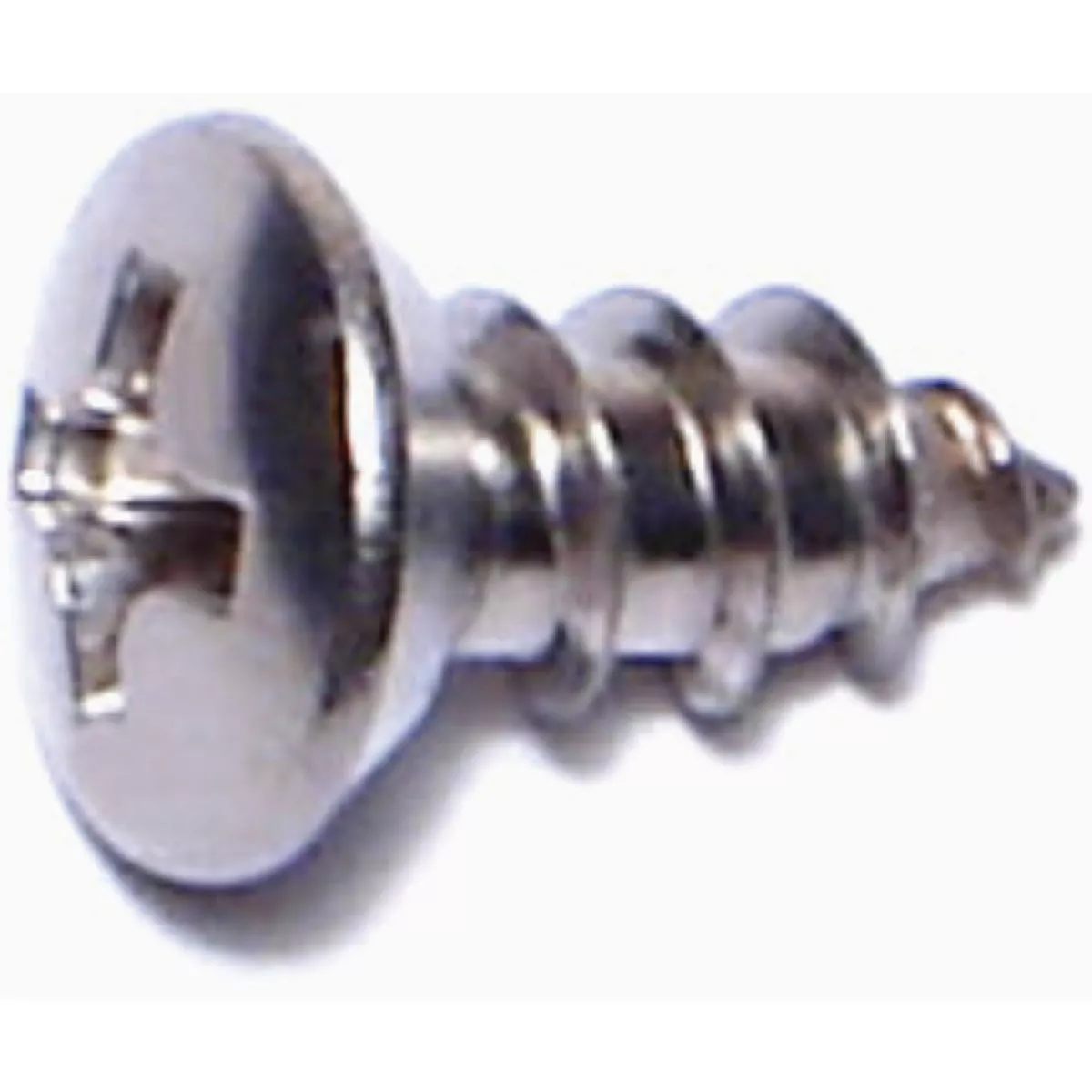 Midwest Fastener #8 x 3/8 In. 18-8 Stainless Steel Phillips Oval Head Sheet Metal Screws (100 Ct.)-