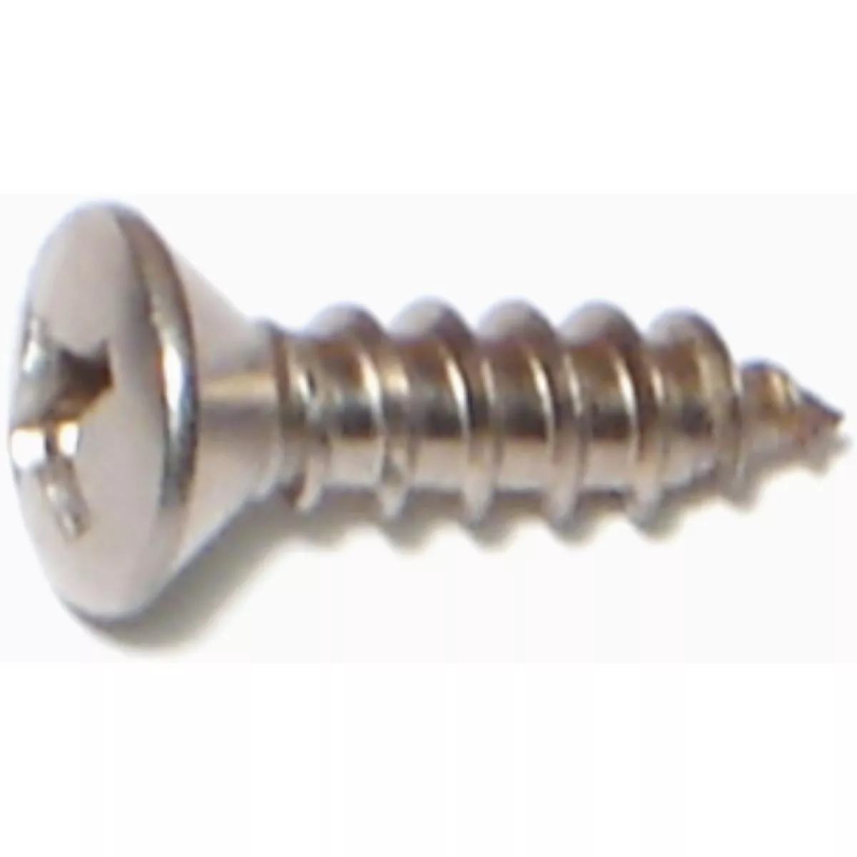 Midwest Fastener #8 x 5/8 In. 18-8 Stainless Steel Phillips Oval Head Sheet Metal Screws (100 Ct.)