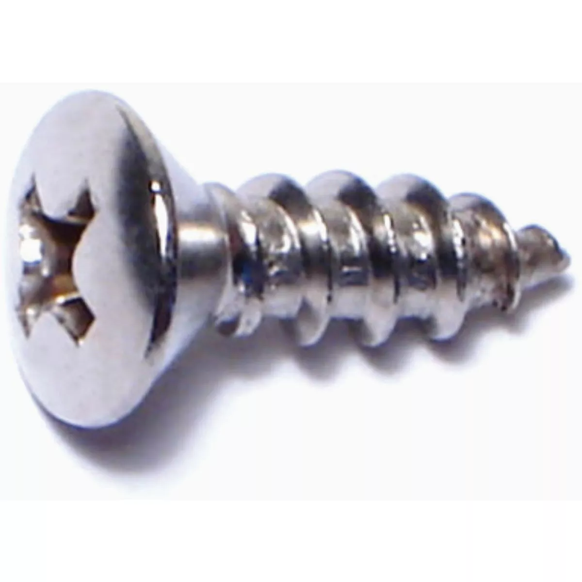 Midwest Fastener #10 x 5/8 In. 18-8 Stainless Steel Phillips Oval Head Sheet Metal Screws