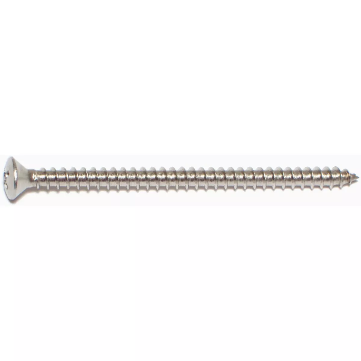 Midwest Fastener #10 x 3 In. 18-8 Stainless Steel Phillips Oval Head Sheet Metal Screws