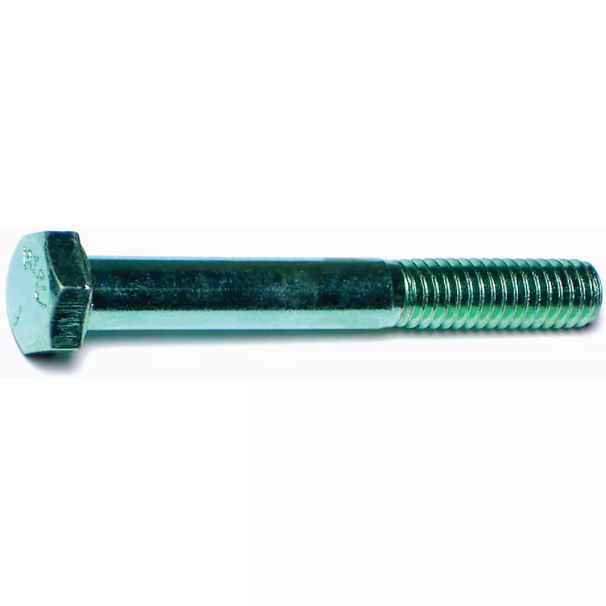 Midwest Fastener 5/16 In.-18 x 2-1/2 In. Green Rinsed Zinc Plated Grade 5 Steel Coarse Thread Hex Cap Screws-