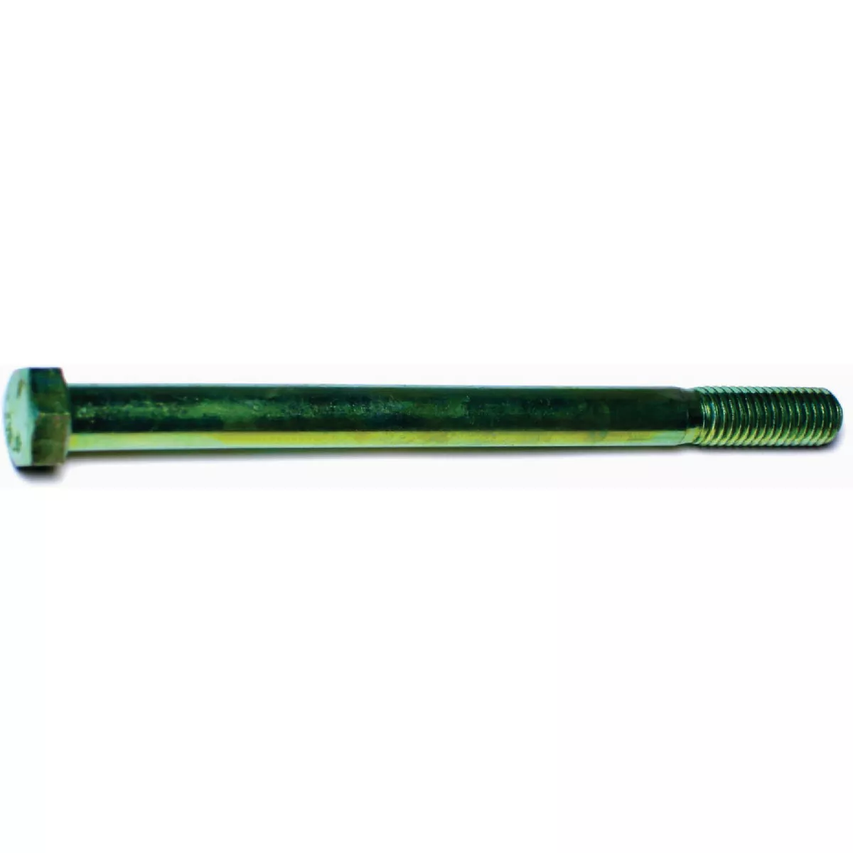 Midwest Fastener 7/16 In.-14 x 6 In. Green Rinsed Zinc Plated Grade 5 Steel Coarse Thread Hex Cap Screws