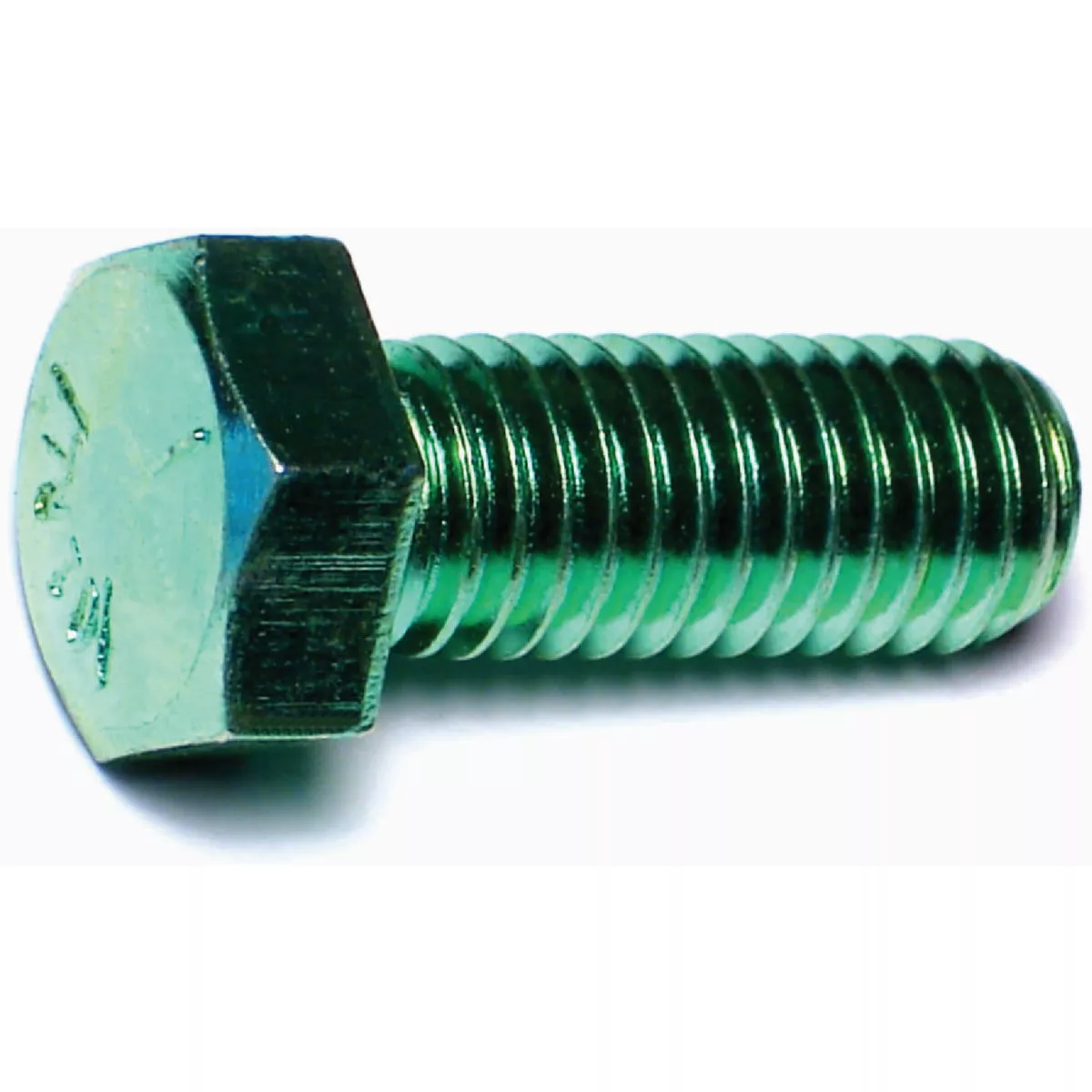 Midwest Fastener 1/2 In.-13 x 1-1/4 In. Green Rinsed Zinc Plated Grade 5 Steel Coarse Thread Hex Cap Screws