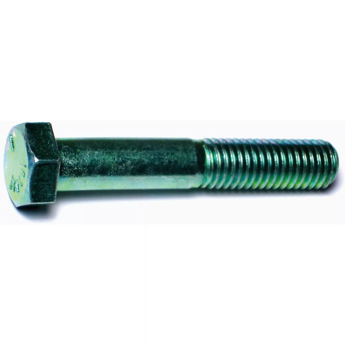 Midwest Fastener 1/2 In.-13 x 3 In. Green Rinsed Zinc Plated Grade 5 Steel Coarse Thread Hex Cap Screws