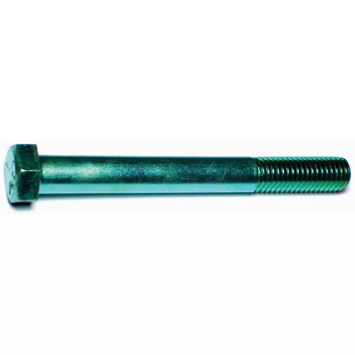 Midwest Fastener 9/16 In.-12 x 5 In. Green Rinsed Zinc Plated Grade 5 Steel Coarse Thread Hex Cap Screws