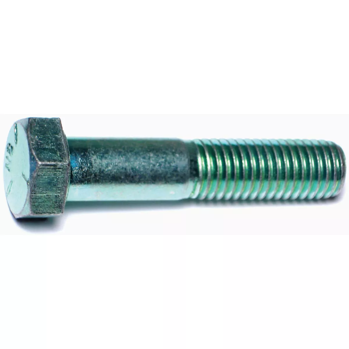 Midwest Fastener 5/8 In.-11 x 3 In. Green Rinsed Zinc Plated Grade 5 Steel Coarse Thread Hex Cap Screws