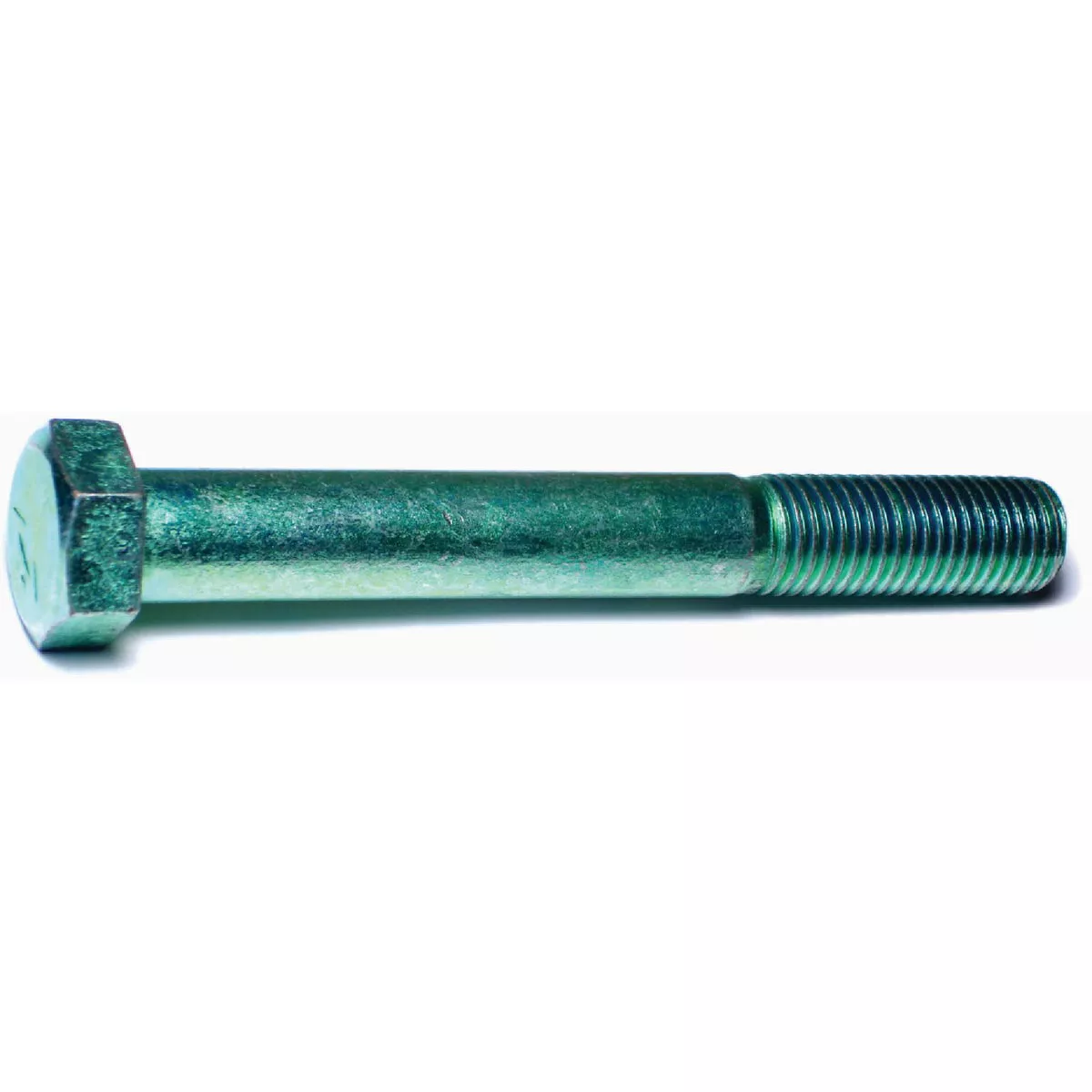 Midwest Fastener 7/8 In.-9 x 7 In. Green Rinsed Zinc Plated Grade 5 Steel Coarse Thread Hex Cap Screws-
