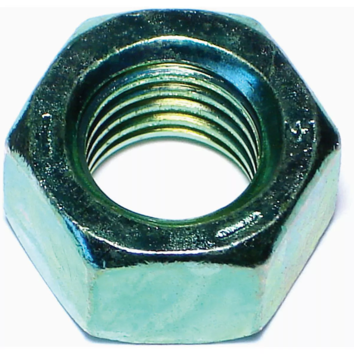 Midwest Fastener 5/8 In.-11 Green Rinsed Zinc Plated Grade 5 Steel Coarse Thread Hex Nuts (137 Ct.)