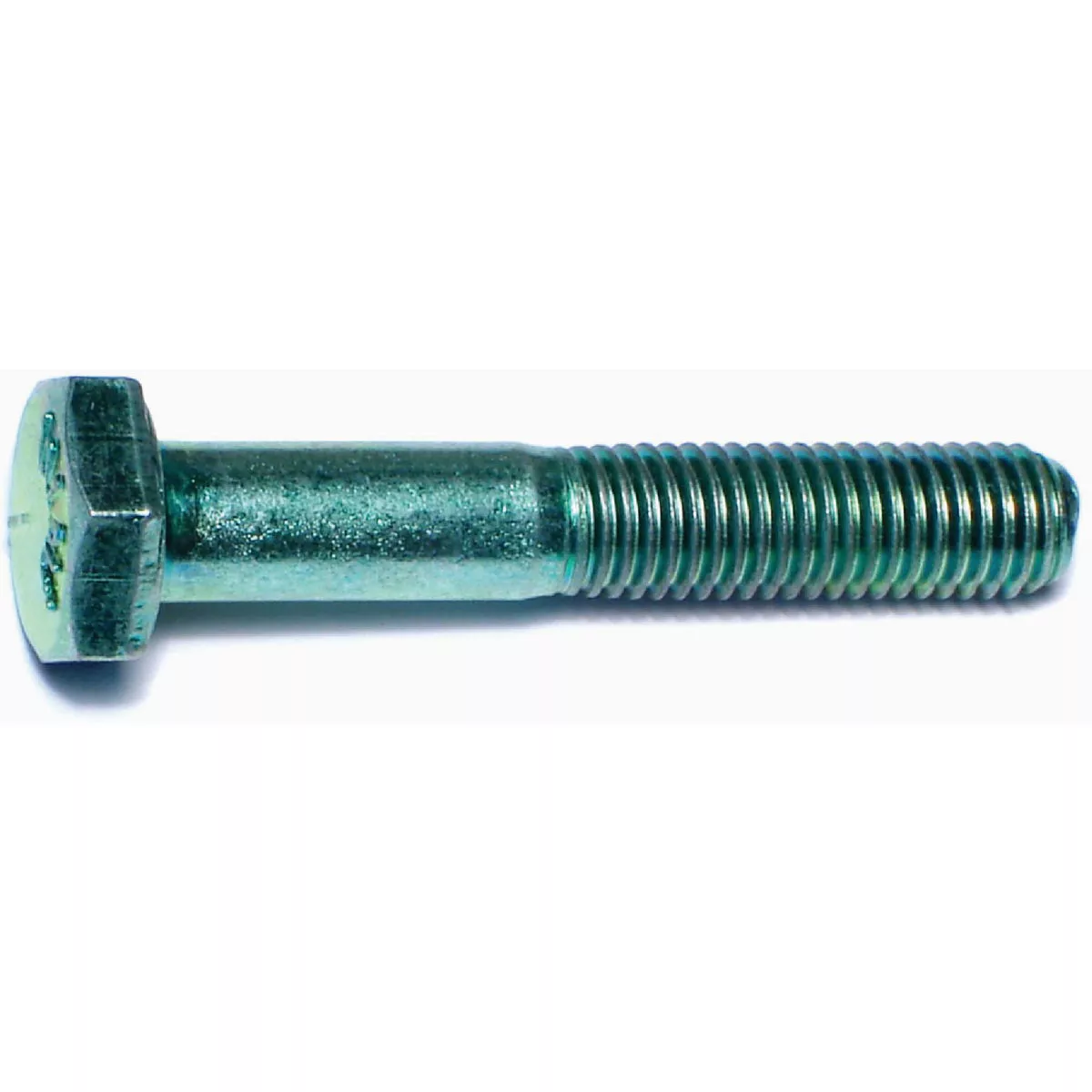 Midwest Fastener 1/4 In.-28 x 1-1/2 In. Green Rinsed Zinc Plated Grade 5 Steel Fine Thread Hex Cap Screws (202 Ct.)