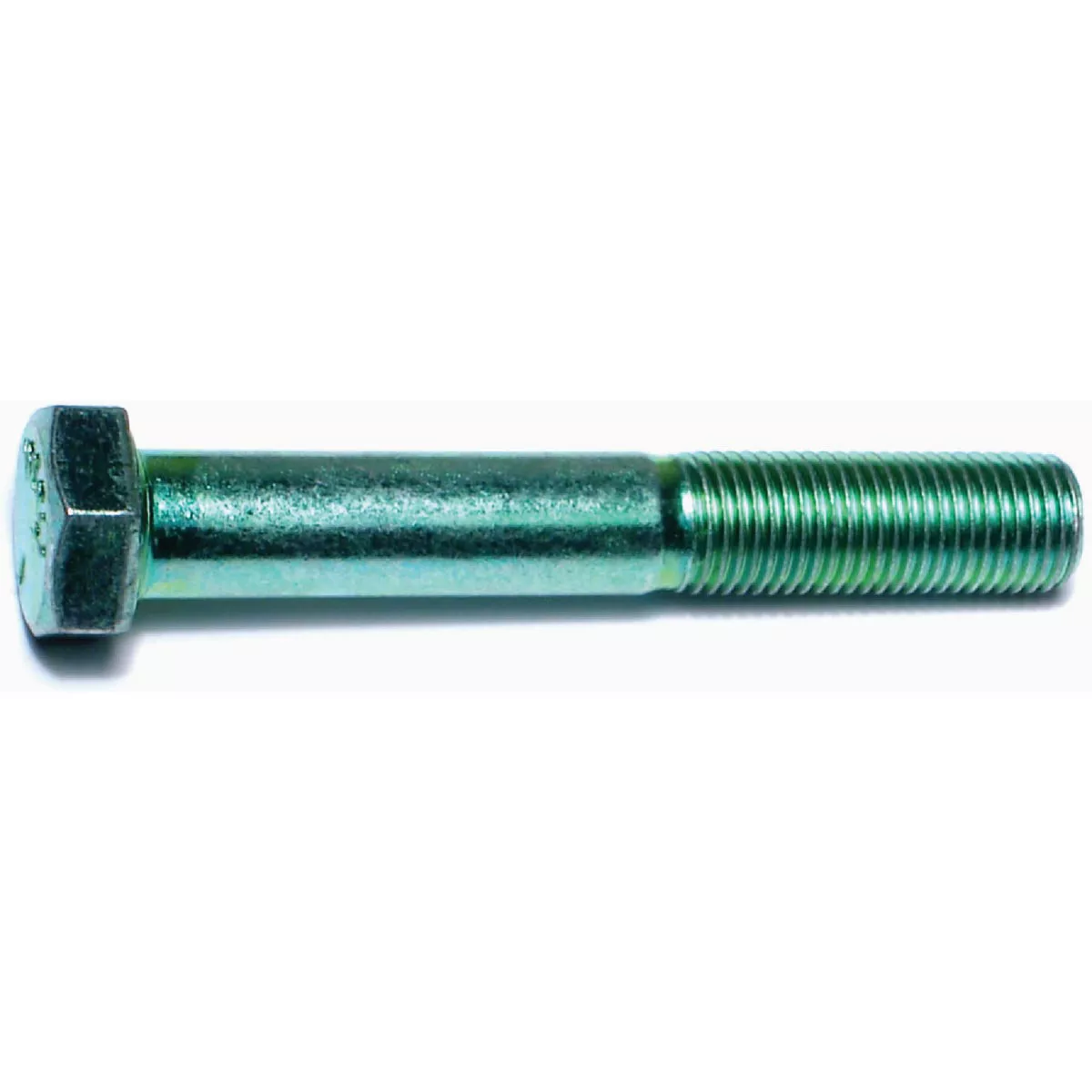 Midwest Fastener 3/8 In.-24 x 2-1/2 In. Green Rinsed Zinc Plated Grade 5 Steel Fine Thread Hex Cap Screws (57 Ct.)