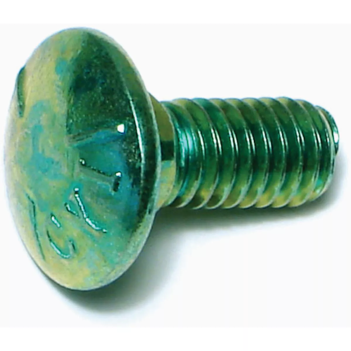 Midwest Fastener 5/16 In.-18 x 3/4 In. Green Rinsed Zinc Plated Grade 5 Steel Coarse Thread Carriage Bolt