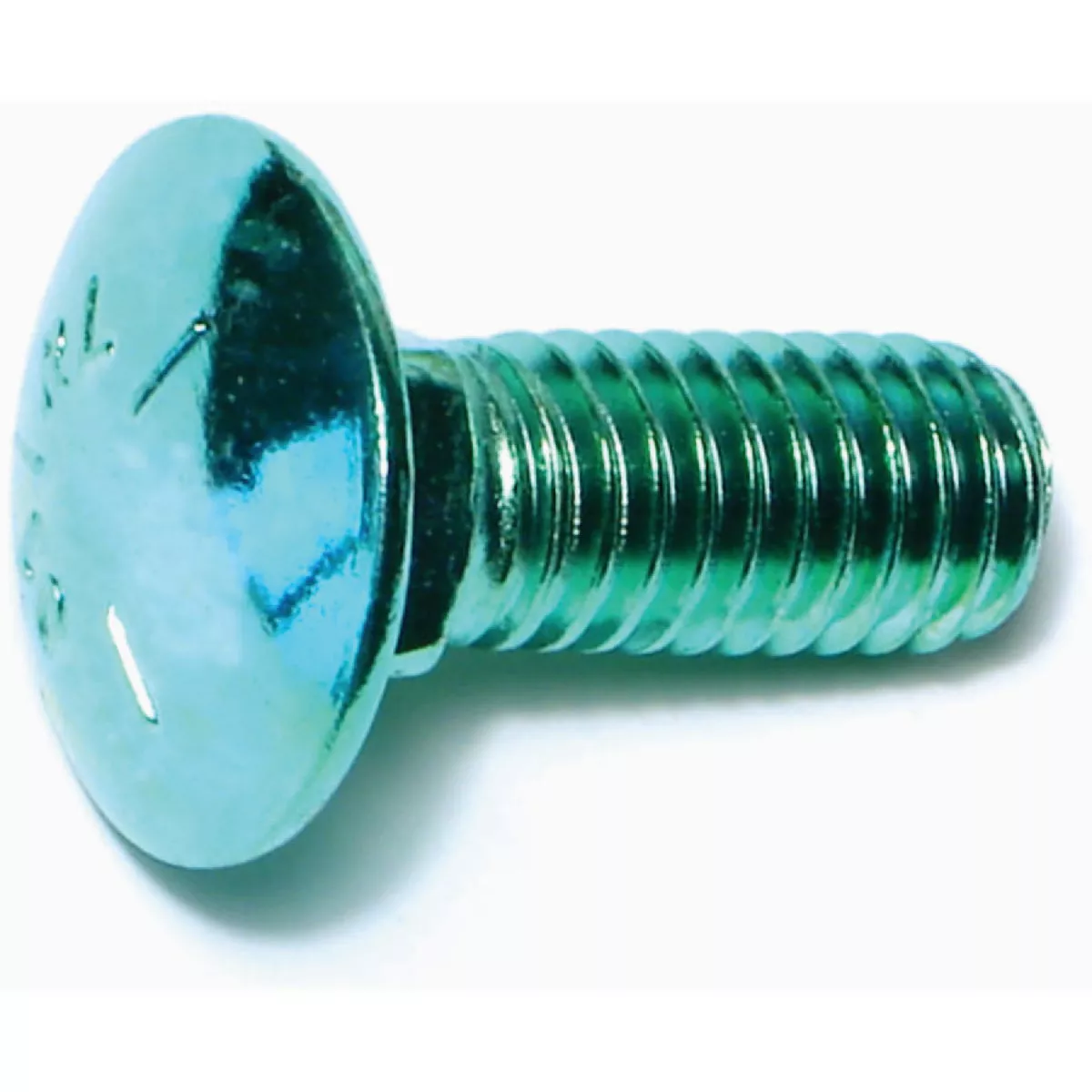 Midwest Fastener 3/8 In.-16 x 1 In. Green Rinsed Zinc Plated Grade 5 Steel Coarse Thread Carriage Bolt (109 Ct.)