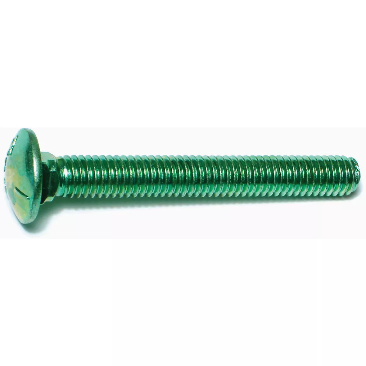 Midwest Fastener 3/8 In.-16 x 3 In. Green Rinsed Zinc Plated Grade 5 Steel Coarse Thread Carriage Bolt (49 Ct.) - photo 2