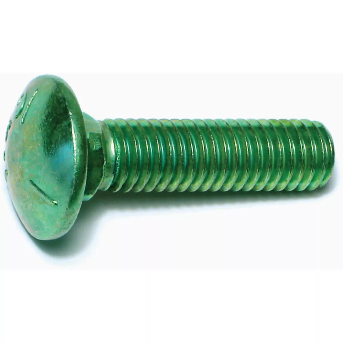 Midwest Fastener 7/16 In.-14 x 1-3/4 In. Green Rinsed Zinc Plated Grade 5 Steel Coarse Thread Carriage Bolt (56 Ct.)