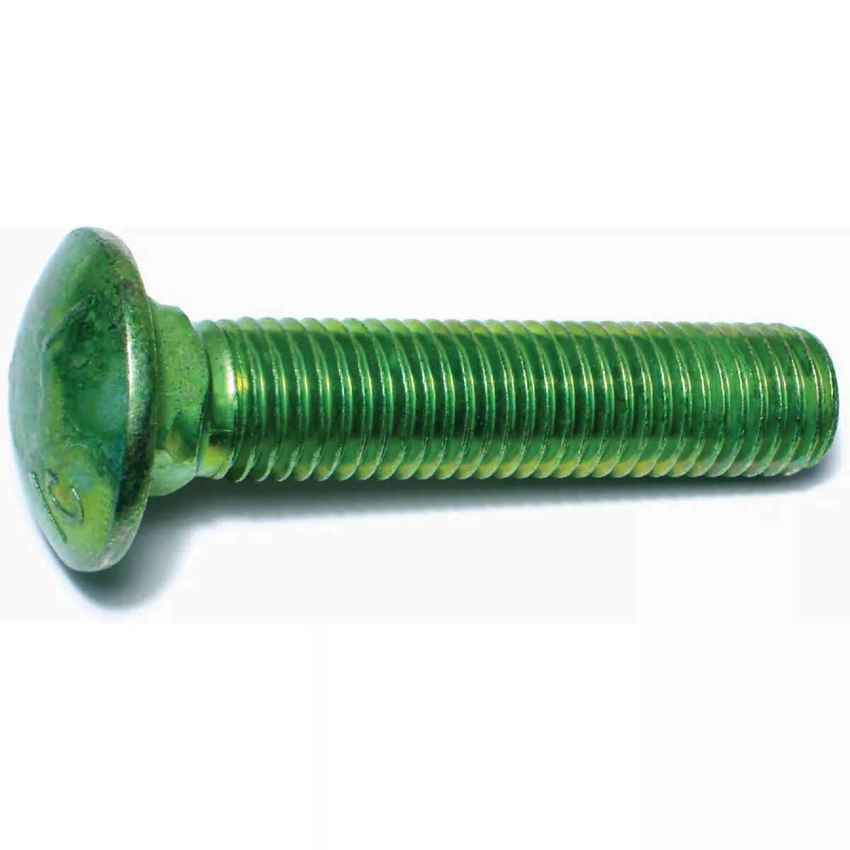Midwest Fastener 3/4 In.-10 x 3-1/2 In. Green Rinsed Zinc Plated Grade 5 Steel Coarse Thread Carriage Bolt