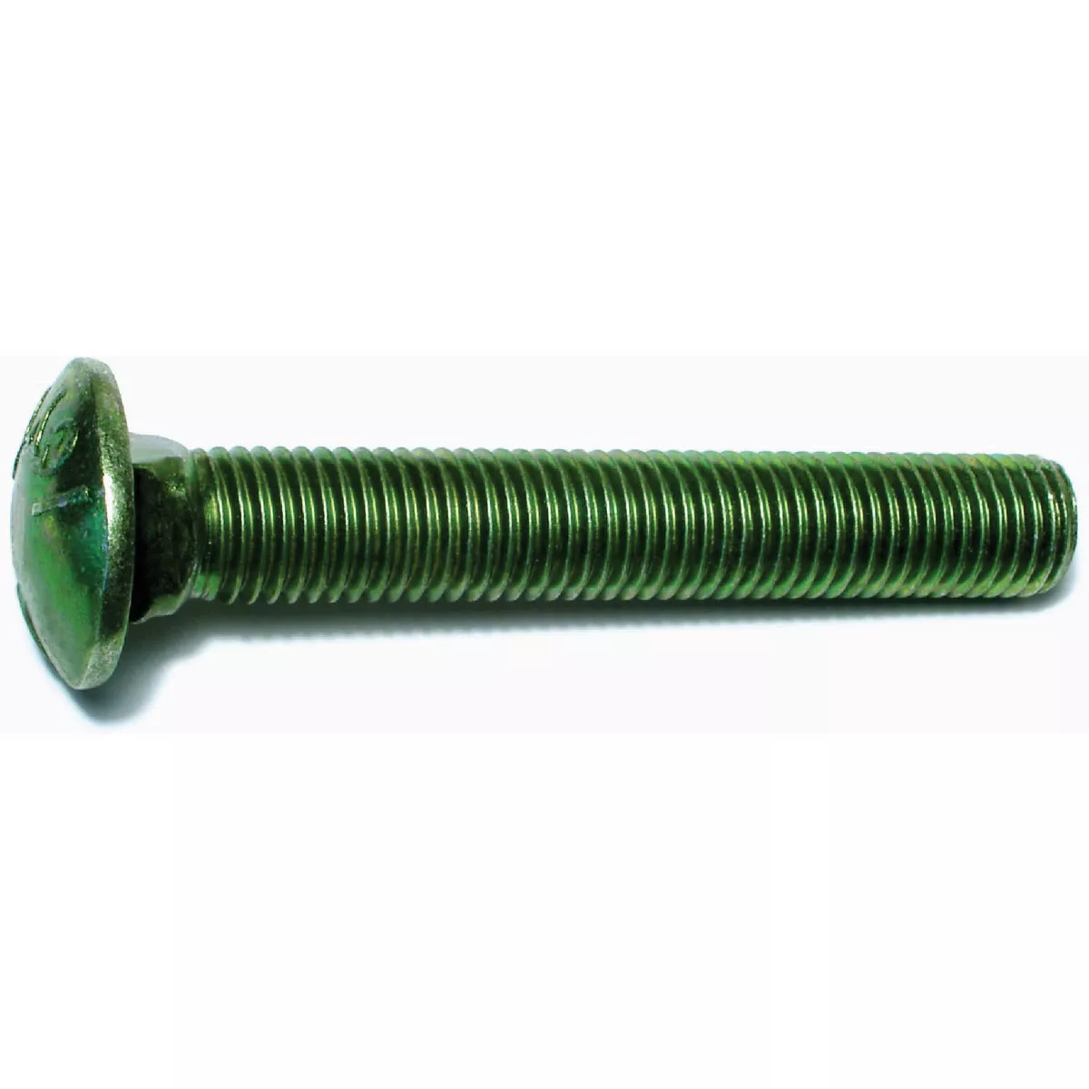 Midwest Fastener 3/4 In.-10 x 5 In. Green Rinsed Zinc Plated Grade 5 Steel Coarse Thread Carriage Bolt (8 Ct.)- - photo 2